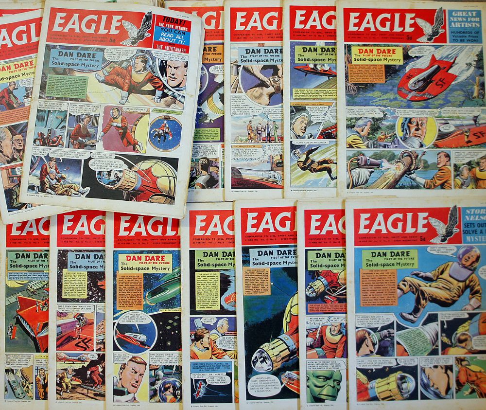 1961 The Eagle Comic Collection Featuring Dan Dare a complete run of Dan Dare Pilot Of The Future,