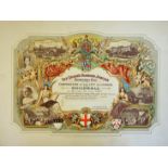 1897 The Queen's Diamond Jubilee Invitation to the Reception & Ball in the Guildhall London,