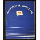 Maritime Manchester Liners Ltd c.1945-50 Booklet an interesting 28 page booklet with 20