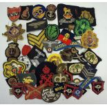 Selection of Military Cloth and Division Sign Badges to include some WWII examples, British and