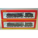 00 Gauge Hornby Locomotive R2310 Merchant Navy Class Elders Fyffes and R2387 Britannia Class