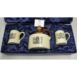 Fuller Smith and Turner Beer Jug and Tankards presentation set includes 2x tankards and 1x beer