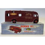 Dinky Toys Horse Box No.981 in red British Railways Express Horse Box Hire Service with box, in A/