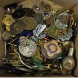 Large Collection of Buttons, Badges, Medallions and Coins worth inspecting (Quantity)