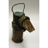 c.1930s Miners Lamp by CEAC of Barnsley a Bulls Eye example c1930s and having the company name to