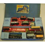 00 Gauge Hornby Dublo Electric Train Set part set with extra rolling stock, to include Duchess of