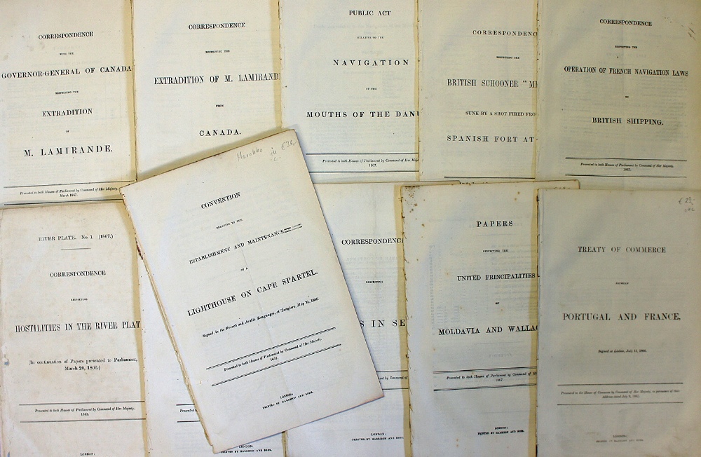 Acts of Parliament Documents 19th Century dated between 1865-1867 contents include 'Governor-General