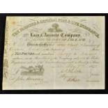 Great Britain The Farmers & General Fire & Life Insurance Share Certificate 1842 for One £10 share