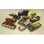 Franklin Mint Car Selection to include 1911 Rolls Royce, 1922 Cadillac, 1993Rolls Royce Corniche IV,