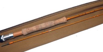 ROD: Farlow The Dryfly Rod 7' 2 piece split cane, Pall Mall edition, agate butt/tip guides, snake