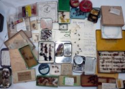 ACCESSORIES: Collection of vintage trout flies including examples by Peter Deane, Hemyock, Devon,