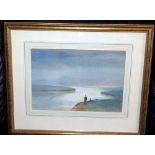 PAINTING: Original signed watercolour, Roy Beddington (1910-1995), angler, author and painter,