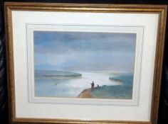 PAINTING: Original signed watercolour, Roy Beddington (1910-1995), angler, author and painter,