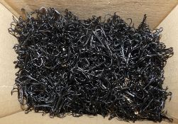 HOOKS: 1000 X1BL outpoint black trebles, size 4, barbed.