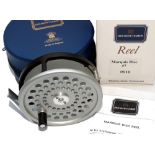 REEL: Hardy Marquis Disc 7 Limited Ed No 10 fly reel, black finish frame, silver drum, black handle,