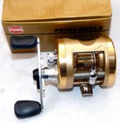 REEL: Penn Generation V75 in shore multiplier reel, RHW, star drag, free spool, thumb release bar,