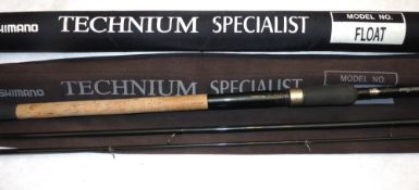 ROD: Shimano Technium Specialist 13' 3 piece coarse fishing rod, fine condition, black whipped