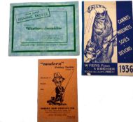 CATALOGUES: (3) Wyers Freres & Brehier 1936 angler's guide, French text, fully illustrated, fine,
