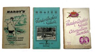 CATALOGUES: (3) Three Hardy Anglers guides, 1937 Coronation edition issue 55, with decorative cover,