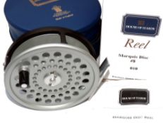 REEL: Hardy Marquis Disc 8 Limited Ed No 10 fly reel, black finish frame, silver drum, black handle,