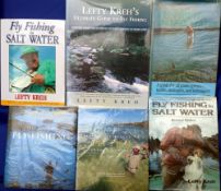 Six fly fishing travel books - 4 x Kreh, L - "Fly Fishing In Salt Water" revised edition, H/b, D/