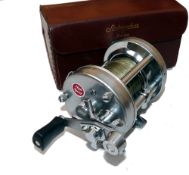 REEL: Abu Ambassadeur 6500C high speed multiplier reel, silver smooth end plates, 3 screw, free