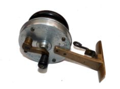 REEL: Rare JE Miller of Leeds "The Chippindale Patent Casting Reel", multiplier action, brass