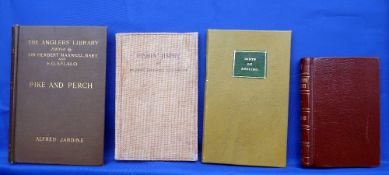 Jardine, A - "Pike And Perch" 1898, H/b, gilt binding, good, Trumblle Slosson, A - "Fishin' Jimmy"