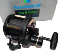 REEL: Shimano TLD-2 Speed 20 boat fishing reel, lever drag with strike control, power handle with