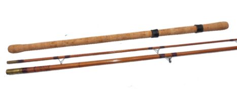 ROD: Chapman of Ware, the Fred J Taylor Roach rod, 12'6" 2 piece split cane with 29" detachable cork