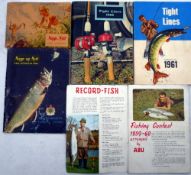 CATALOGUES: (5) Five good early Abu catalogues, Napp Och Nytt 1951, Napp Och Nytt 1958, Abu Tight
