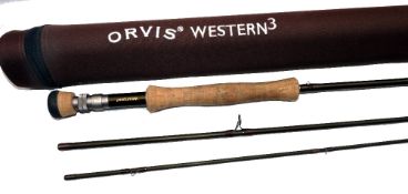 ROD: Orvis Western 3 Tip Flex 10' 3 piece graphite trout fly rod, line rate 6, anti-flash finish,