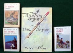 BOOKS: (4) Four x Peter Wheat volumes - "Coarse Fishing" -signed- 1982 reprint, H/b, fine, "Sea
