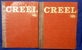 Two bound volumes of Creel Magazine Vo1 & 2 - July 1963 - June 1964, July 1964 - June 1965, all with