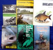 Six signed (1993) Peter Stone volumes - "Bream And Barbel" 1st ed 1963, H/b, D/j, "Coarse Fishing"