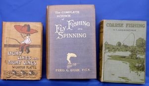 Shaw, Fred G - "The Complete Of Science Of Fly Fishing And Spinning" 2nd ed 1920, H/b, decorative