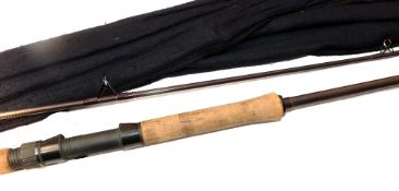 ROD: Diawa Boron Osprey Supreme 10' 2 piece spinning rod, casting weight 10-40g, purple blank, lined