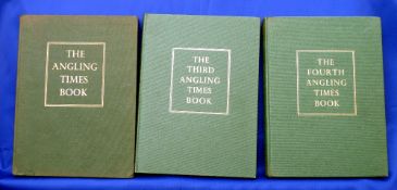 3 x The Angling Times books - 1st ed 1955, entitled, The Third Angling Times book, 1963 edition