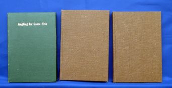 3 x Bickerdyke, J - "Angling For Game Fish" 1921, green cloth binding, 152 pages, good, "Angling For