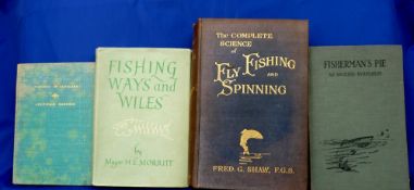 Shaw, FG - "The Complete Science Of Fly Fishing And Spinning" 2nd ed 1920, H/b, gilt decorative