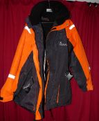 CLOTHING: Imax Flotation jacket, size XXXL, orange black, fully lined, Buoyancy Aid 50 model, pre-