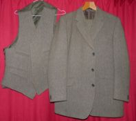 CLOTHING: Christopher Dawes Derby Tweed 4 piece heavy weight traditional sporting suit, jacket
