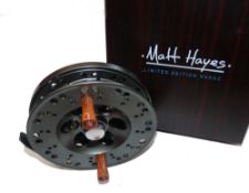REEL: Matt Hayes limited edition high tech alloy trotting reel, 4.75" diameter, narrow shallow drum,