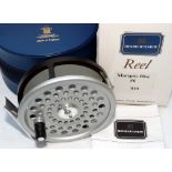 REEL: Hardy Marquis Disc 6 Limited Ed No 10 fly reel, black finish frame, silver drum, black handle,