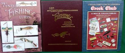 BOOKS: (2) Carter, Arlan -signed- "19th Century Fishing Lures" No.203/250, leather bound edition,
