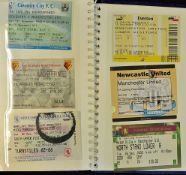 Manchester United football match tickets homes & aways, mainly modern, including league, cup and big