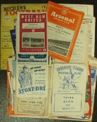 Mixed selection of 1950's football programmes a variety of teams represented, worth inspecting,