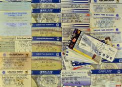 Selection of Queens Park Rangers football tickets from 1990 onwards predominantly 2000s to include