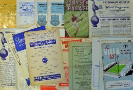 Mixed Selection of 1950s-60s football programmes many reserve matches includes 1934/35 Chelsea v