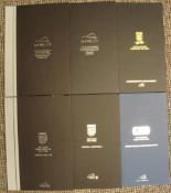 Collection of VIP FA Cup Final Hardback football programmes a complete set of Limited edition